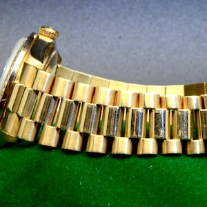 Men's Rolex Day-Date watch Ref.1803 18K Yellow Gold with Diamonds 123.5GM image 8