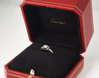 日本初公式 Cartier ダイヤモンド ソリティアリング Pt950 【公式通販】