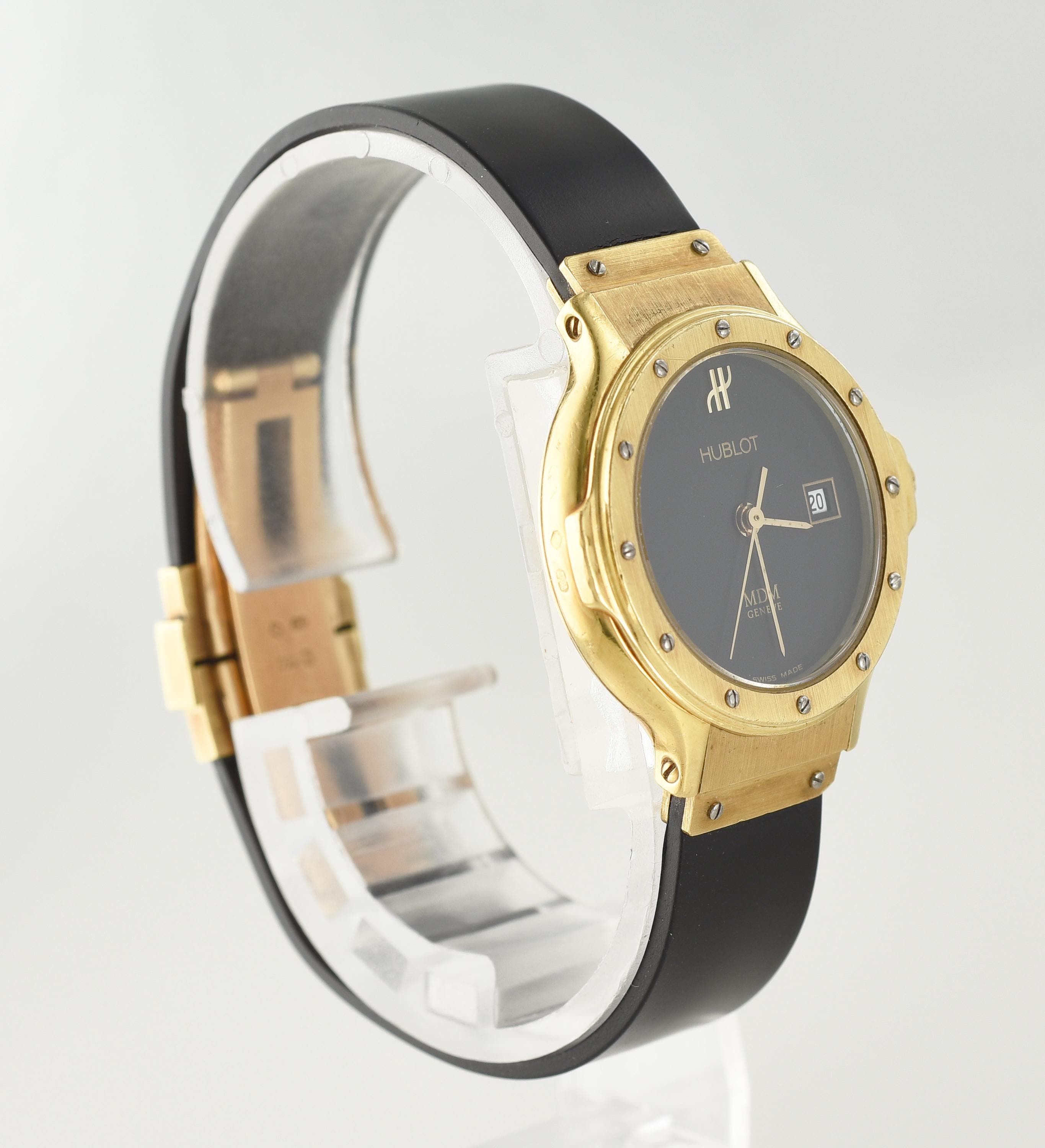 Vintage 1990s Ladies' Hublot MDM Geneve Watch 18K Yellow Gold W