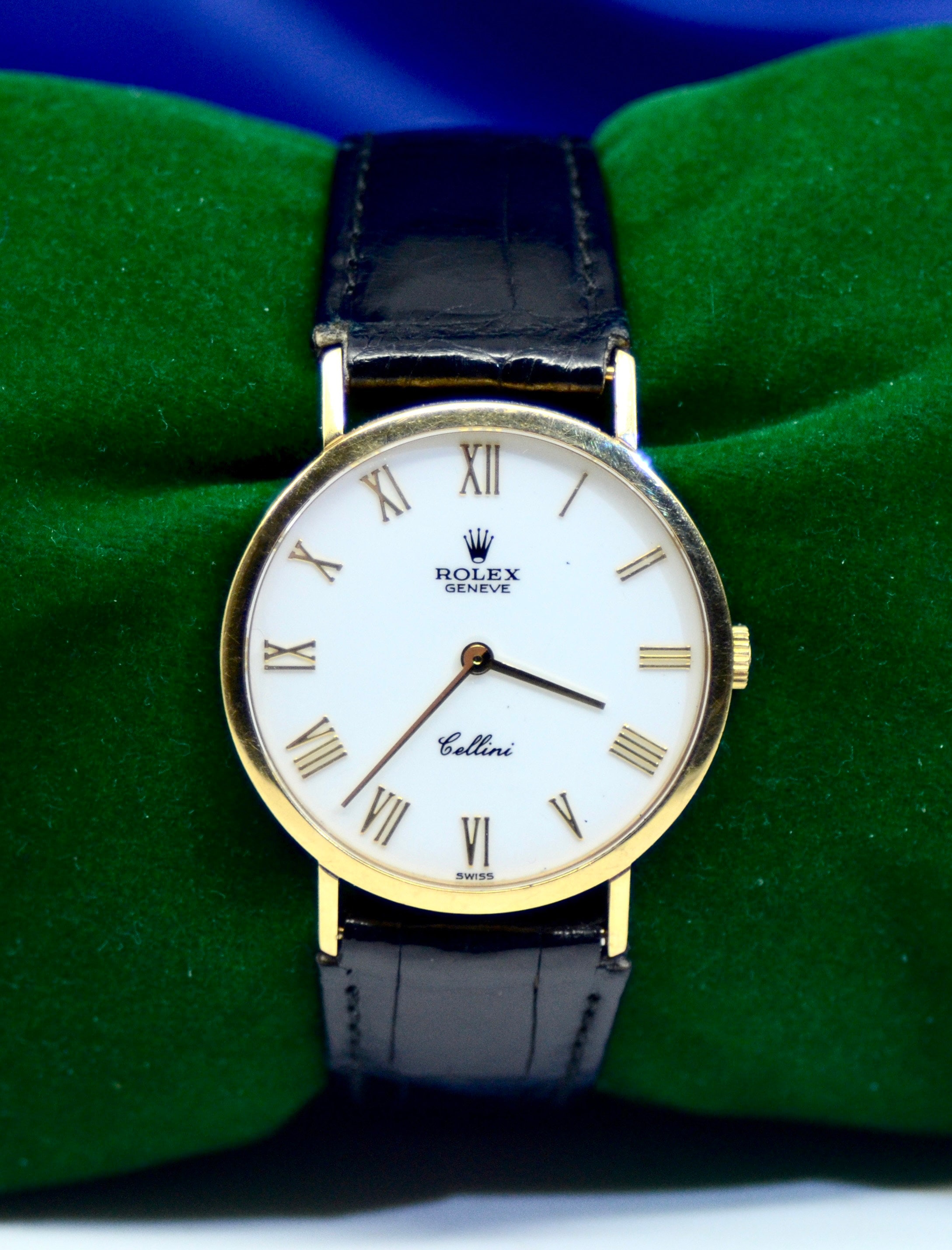 Rolex Geneve Cellini Watch in 18K Yellow Gold - Etsy India Rolex Geneve Cellini Watch in 18K Yellow Gold - Etsy India