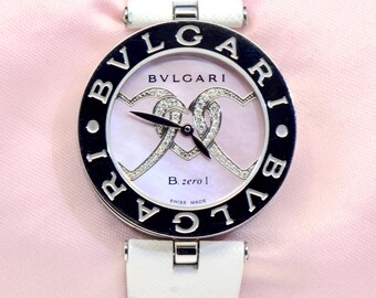 Ladies' Bvlgari B.zero1 Stainless Steel Watch Diamond Heart Ref