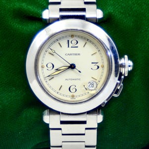 Unisex Pasha De Cartier Automatic Stainless Steel watch Ref.2324