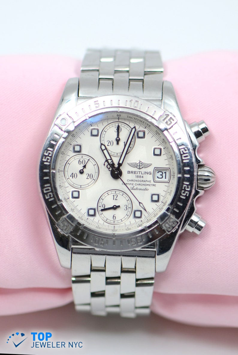 Breitling Chrono Cockpit Stainless Steel A13357 | Etsy