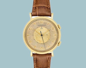 Orologio da uomo Jaeger LeCoultre Memovox vintage degli anni '50