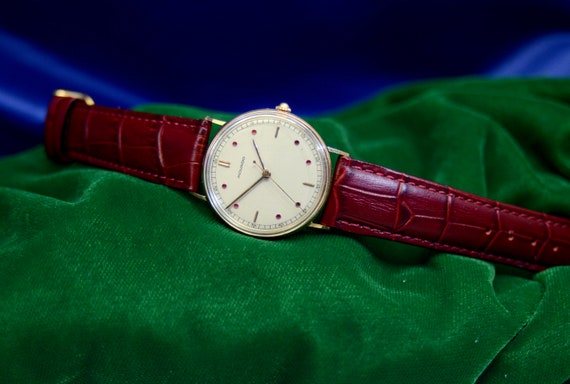 Movado Vintage Dress watch in 18K Rose Gold - image 6