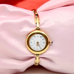 Vintage 1908 year 18K Yellow Gold watch Tiffany & Co by Patek Philippe w/Paper