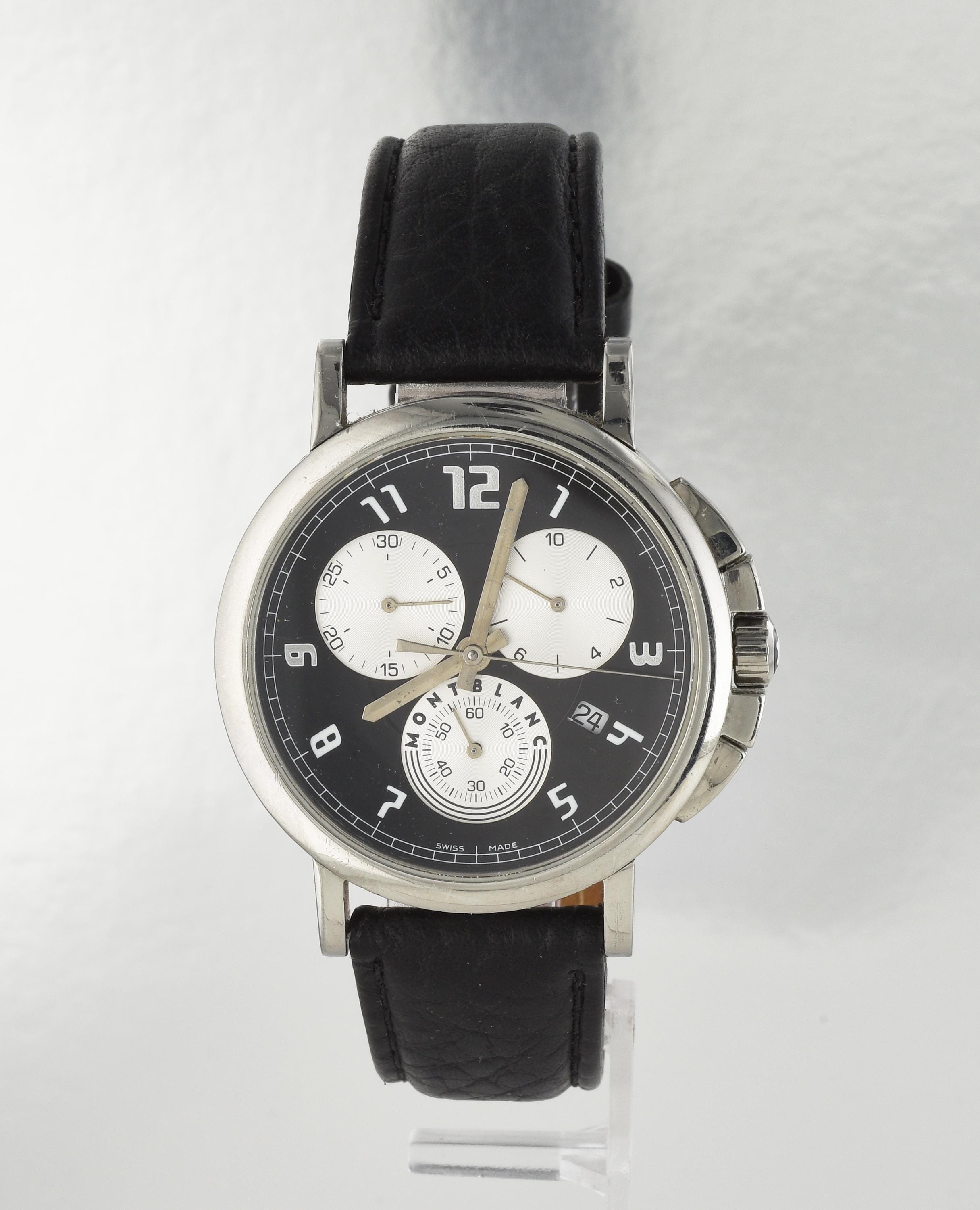 Vintage Men's Montblanc Summit XL Chronograph Stainless Steel