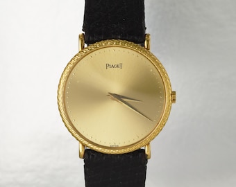 Vintage Piaget Polo Ladies Watch: 18K Yellow Gold, Quartz, Circa