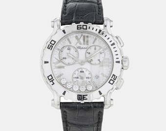2000s Chopard Happy Sport Chronograph Stainless Steel watch Ref.288499 & Box