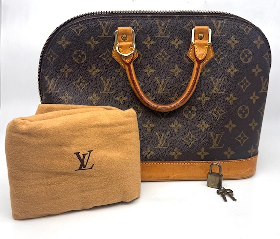 Authentic Louis Vuitton Monogram Alma Handbag M51130 W/dustbag - Etsy