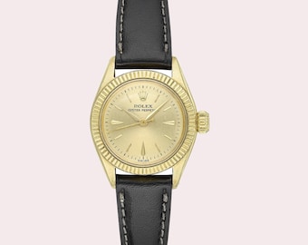 Ladies' Vintage 1960s Rolex Oyster Perpetual Watch in 18K Yellow Gold Ref.6619