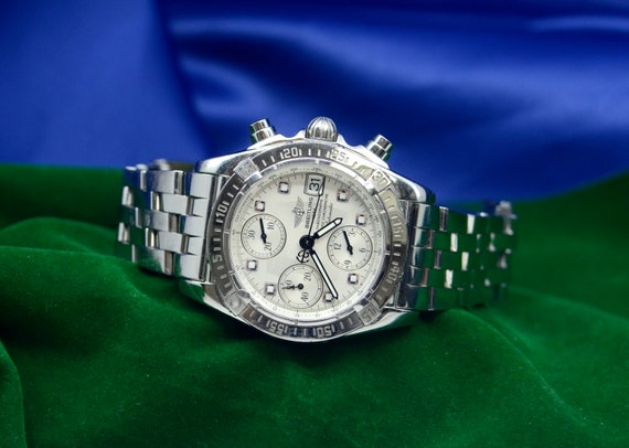 Breitling Chronocockpit Date A13357 Stainless Ste… - image 7