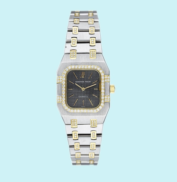 Reloj Audemars Piguet Royal Oak Oro amarillo de 18 quilates y acero inoxidable con diamantes Etsy Mexico