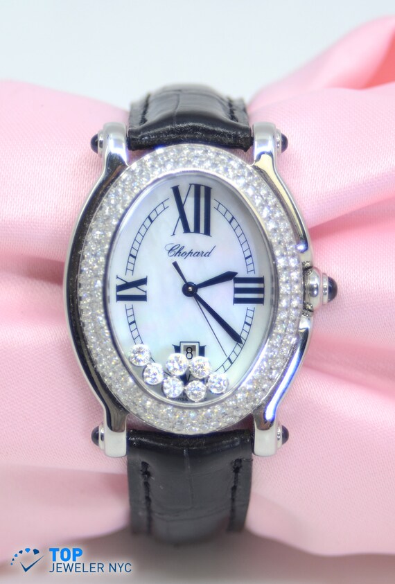 chopard happy sport oval 7 floating diamonds
