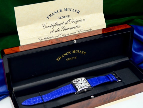 Boîte à Montres Franck Muller En Bois - Occasion - Parfaite Pour Collection Ou Rangement