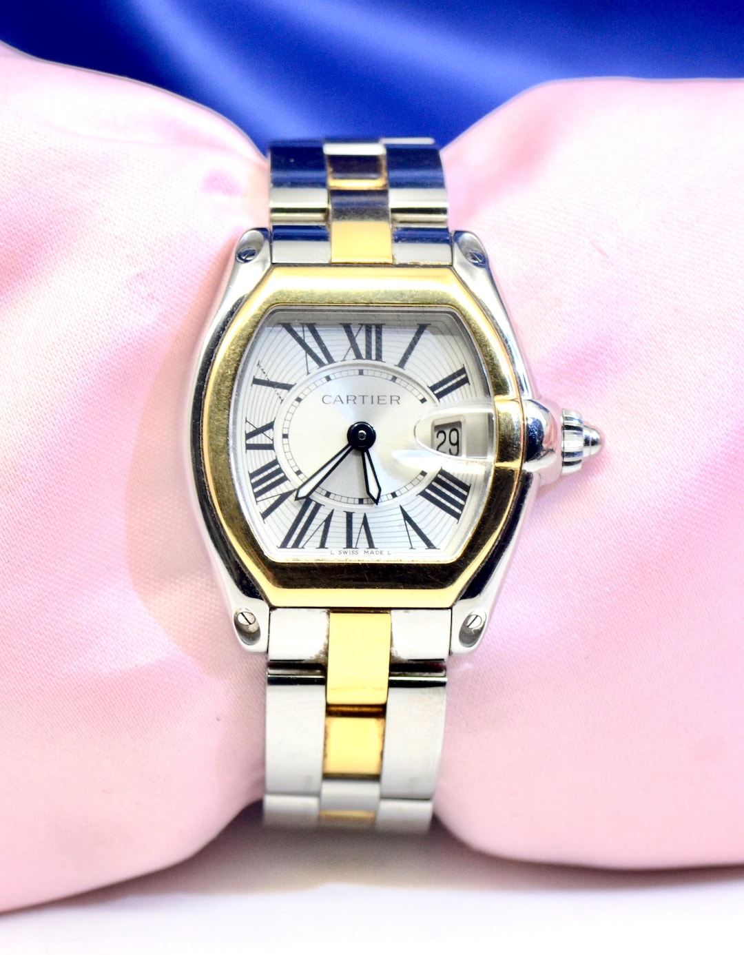 Cartier Roadsterレディース Cartier Roadster Women's Diamond Watch 31mm Quartz 0.75ct