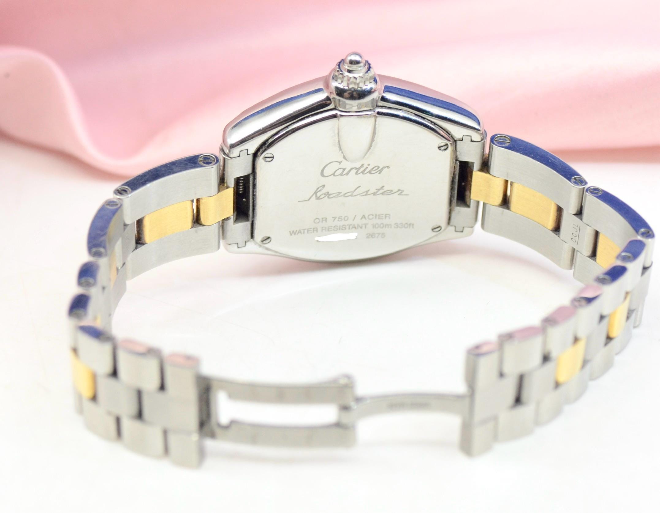 Cartier Roadsterレディース Ladies' Cartier Roadster Watch 18K Yellow Gold &stainless