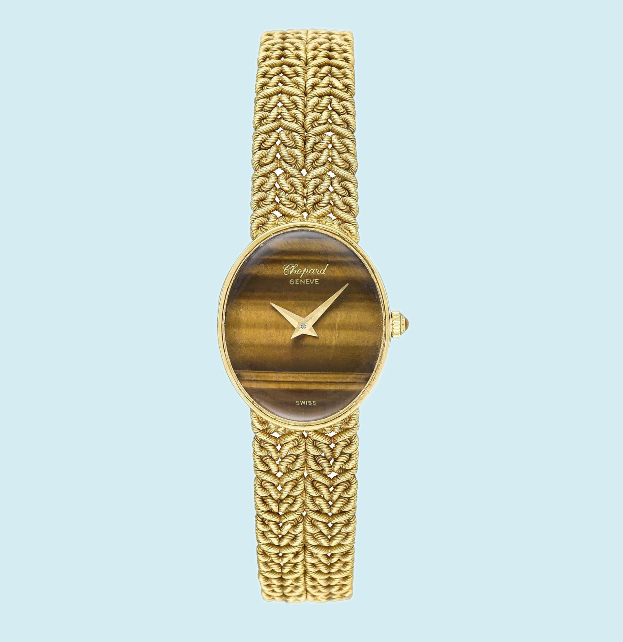 Chopard 18k gold watch hotsell