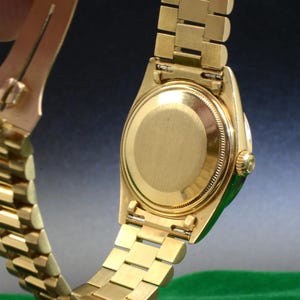 Men's Rolex Day-Date watch Ref.1803 18K Yellow Gold with Diamonds 123.5GM image 6