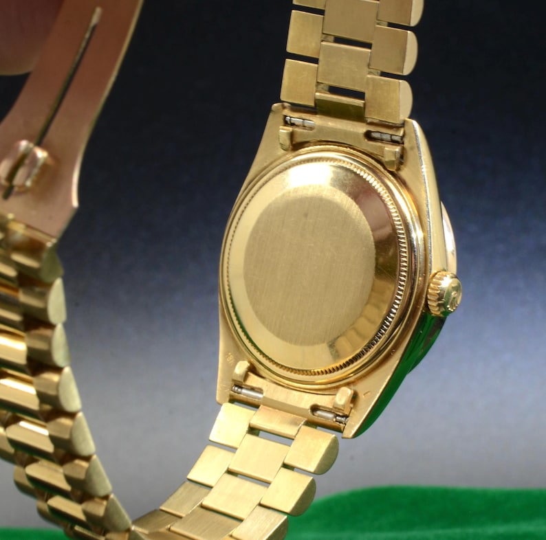 Men's Rolex Day-Date watch Ref.1803 18K Yellow Gold with Diamonds 123.5GM image 6