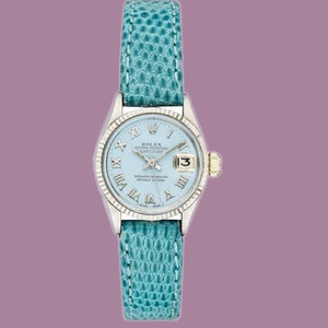 Rolex Oyster Perpetual Datejust Watch in 18K White Gold Ref. 6517