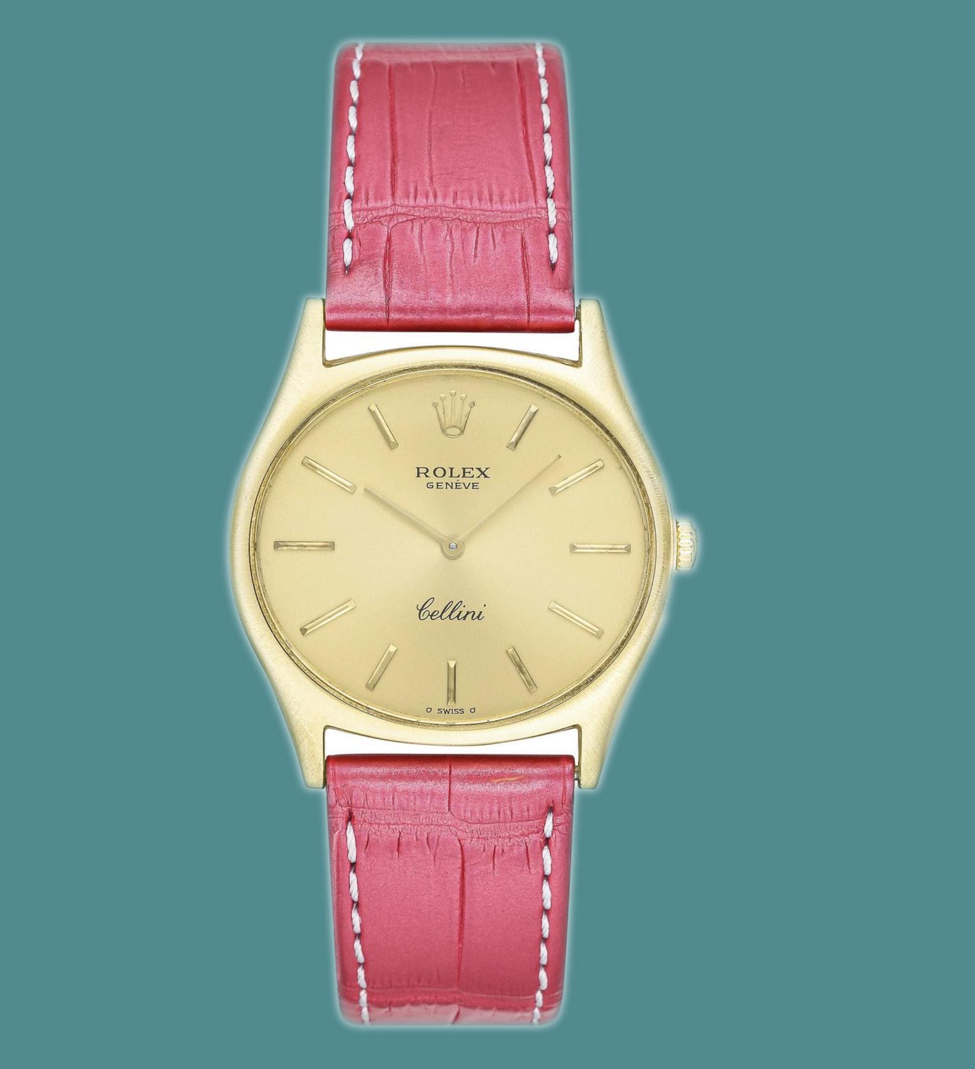 Vintage Rolex Geneve 18k Gold - Etsy