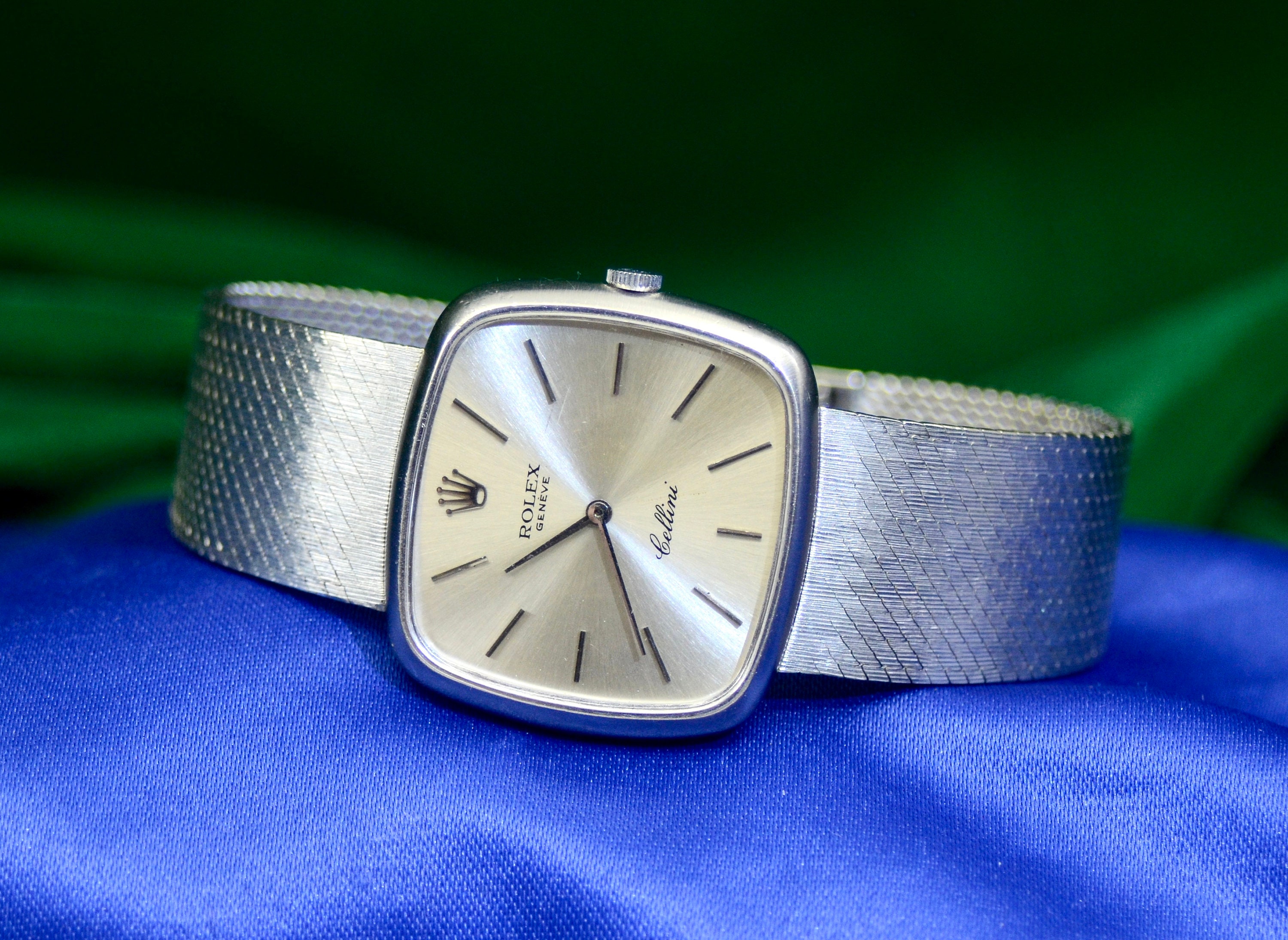 Rolex Geneve Cellini Watch Ref.3845 in 18K White Gold 76.2 GM Etsy Canada
