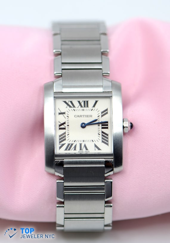 Midsize Cartier Tank Francaise Stainless Steel 2301 | Etsy