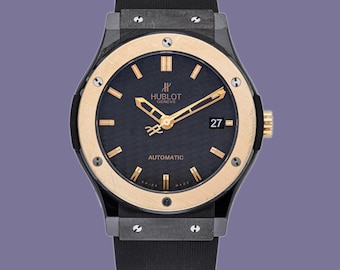 Hublot Classic Fusion in Black Ceramic & 18K Rose Gold watch Ref.542.CO.1781.RX
