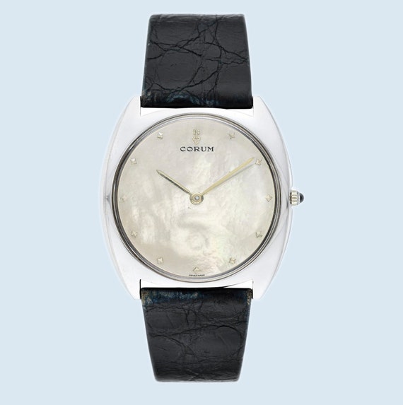 Corum 18K White Gold watch