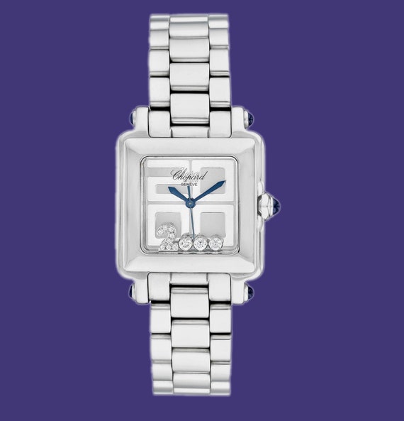 CHOPARD Geneve "Happy 2000" Stainless Steel Watch 