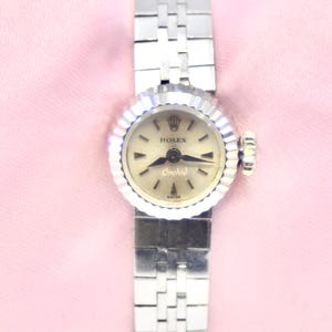 Ladies' Vintage ROLEX Orchid Watch in 18K White Gold Ref.9675 24.3 GM