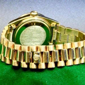 Men's Rolex Day-Date watch Ref.1803 18K Yellow Gold with Diamonds 123.5GM image 7