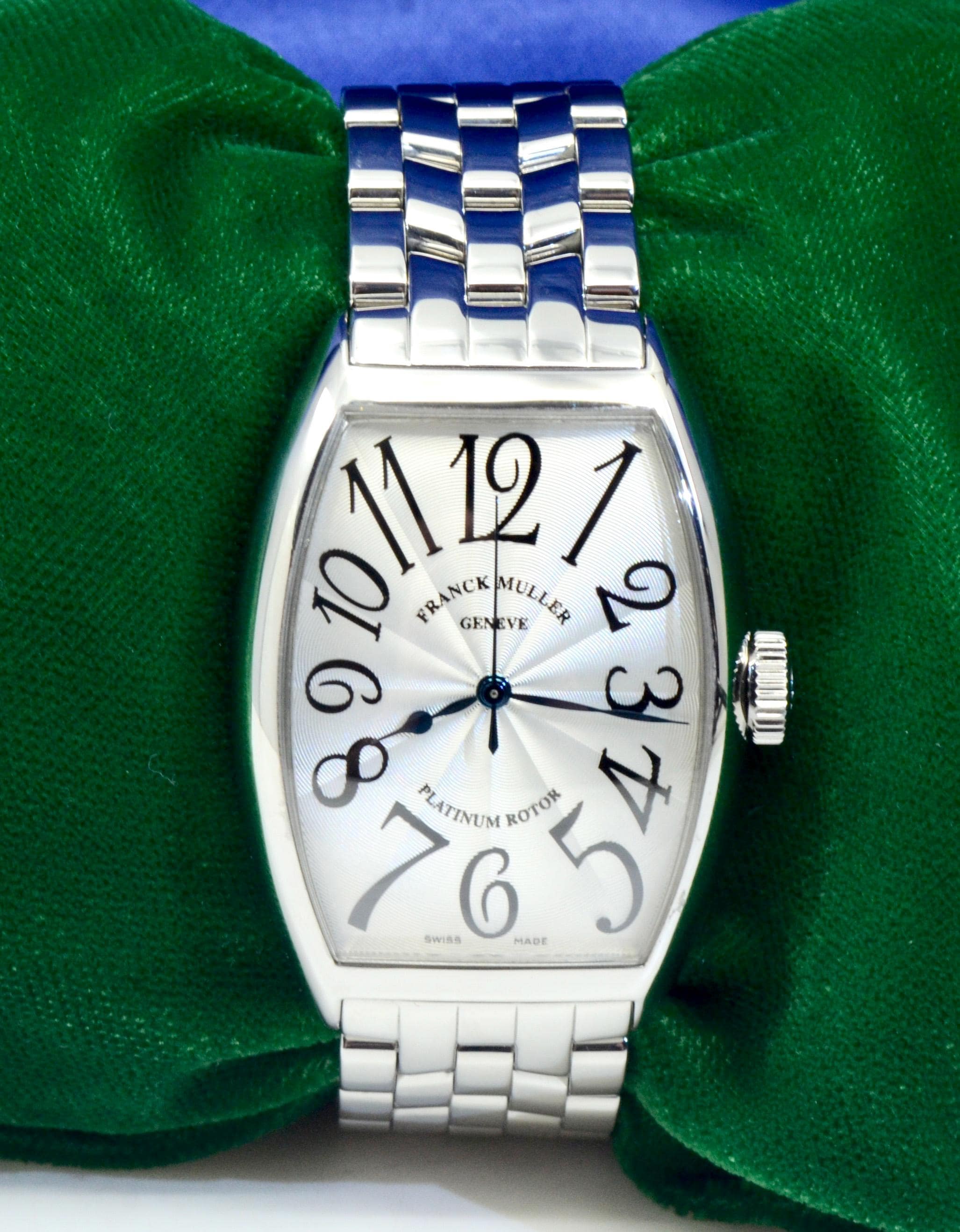 Orologio da uomo Franck Muller Cintrée Curvex in acciaio