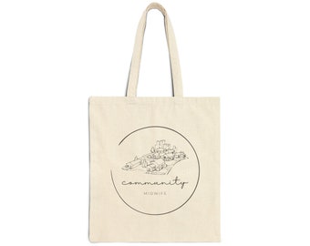 Community Midwife Canvas Tote Bag