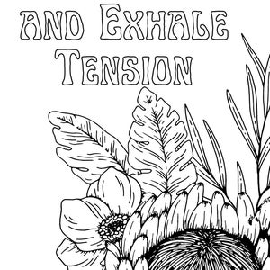 Birth Affirmation Adult Coloring Pages, Birth Planning, Midwife Resources, Birth Doula, PDF Digital Download image 5