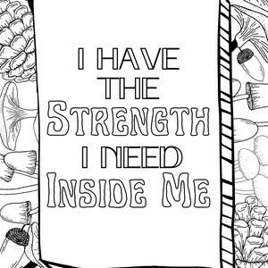 Birth Affirmation Adult Coloring Pages, Birth Planning, Midwife Resources, Birth Doula, PDF Digital Download image 4