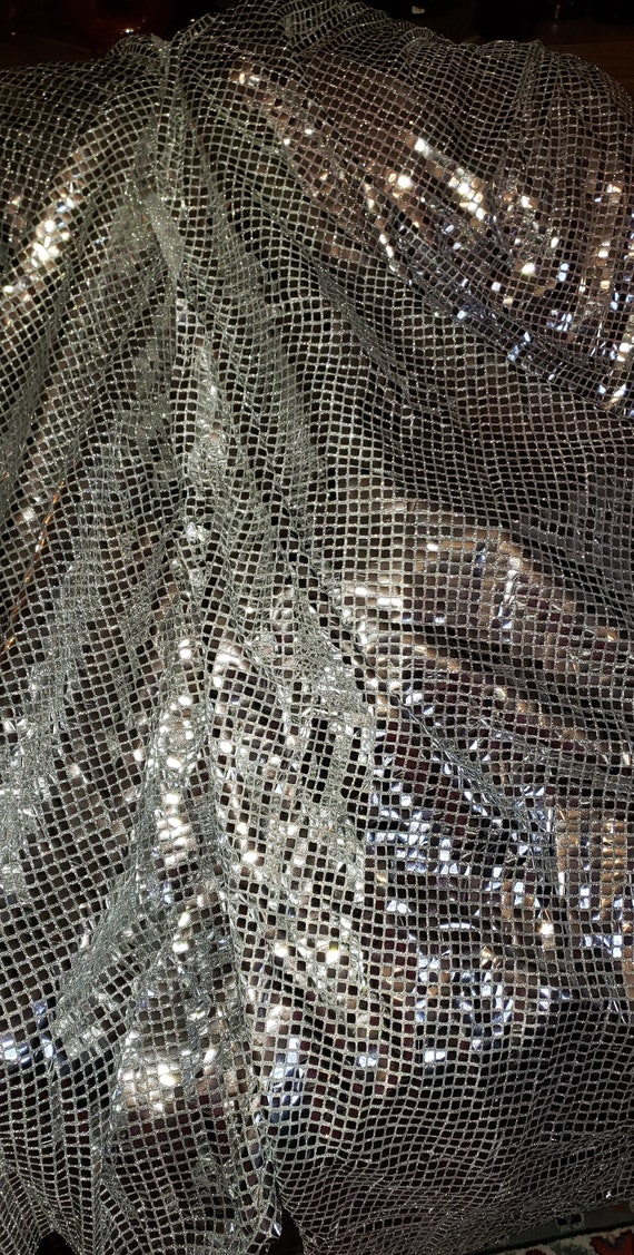 Two Small Silver Windows Curtains 66 x | Etsy