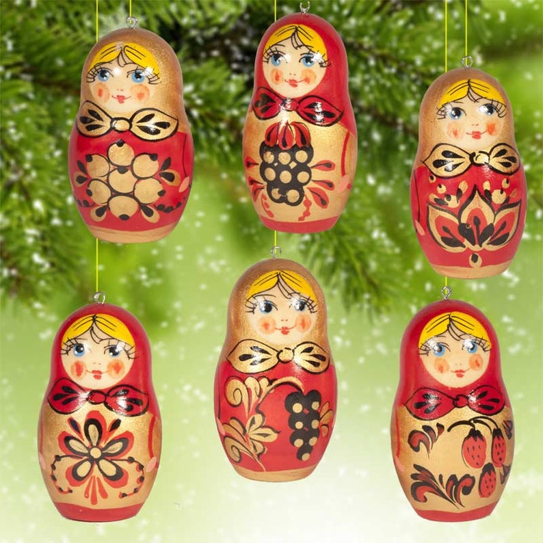 Russian Christmas Ornaments 