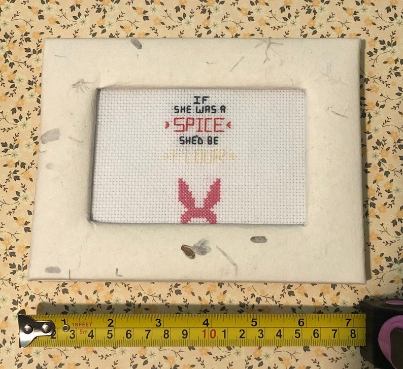 If She Was a Spice She'd Be Flour. Completed & Framed - Etsy