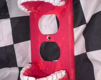 Caine Inspired Teeth Home Decor Weirdcore Amazing Digital Circus outlet cover