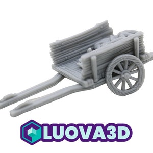 Wóz z Trupami - Szczegółowa sceneria stołu autorstwa Vae Victis do gier RPG i gier wojennych, stworzona przez Luova3D