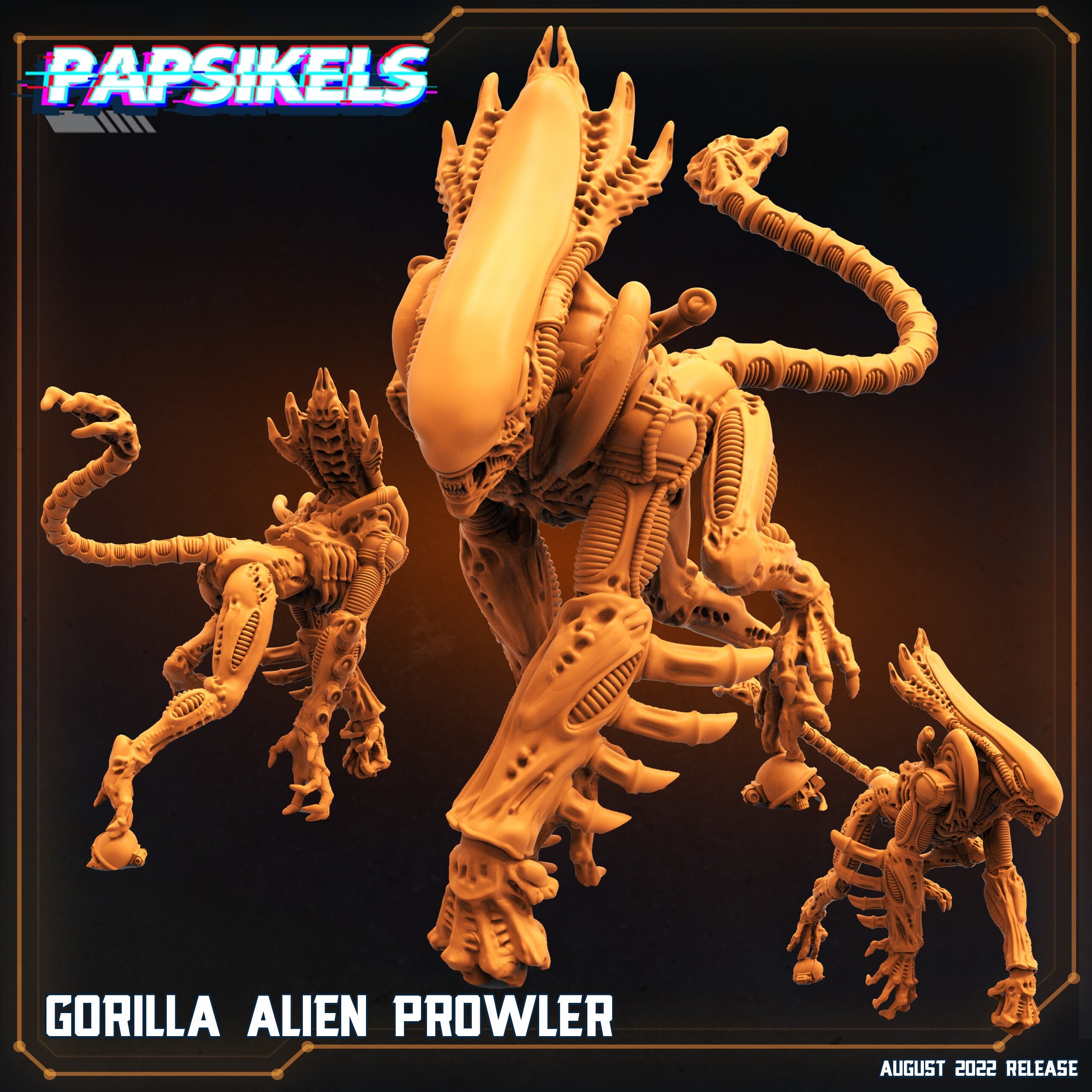 Gorilla Alien Prawler Sci-fi RPG - Etsy Finland