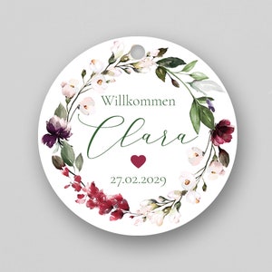 Etichette di carta personalizzate per neonati, battesimo, comunione, cresima, matrimonio, regalo per gli ospiti, grazie - etichette, cartellini