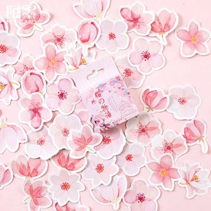 Cherry Blossom Sticker "Sakura" with 45 mini stickers — stickers, stickers, scrapbooking, stationery, diary