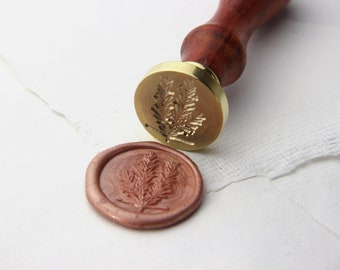 Seal stamp, rosemary, Ø 25 mm - seal, stamp, signet, wax seal, pen pal, wedding invitations