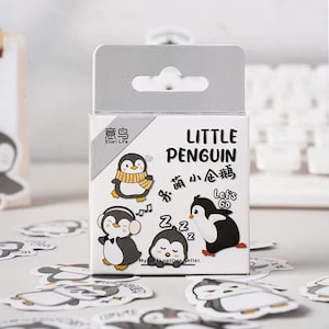Pinguine-Sticker "Penguin" mit 45 mini Stickern — Sticker, Aufkleber, Scrapbooking, Schreibwaren, Tagebuch