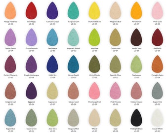 Stempelkissen/Inkpad, 40 Farben - Stempelfarbe für DIY-Projekte, Fingerprint, Scrapbooking, Kunst und Basteln