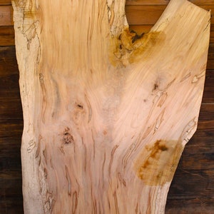 Live Edge, raw Maple Slab wood