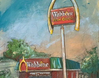 Wishbone in Newnan, Georgia (print)